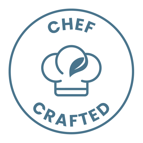 Blue-vegan-chef-hat-icon